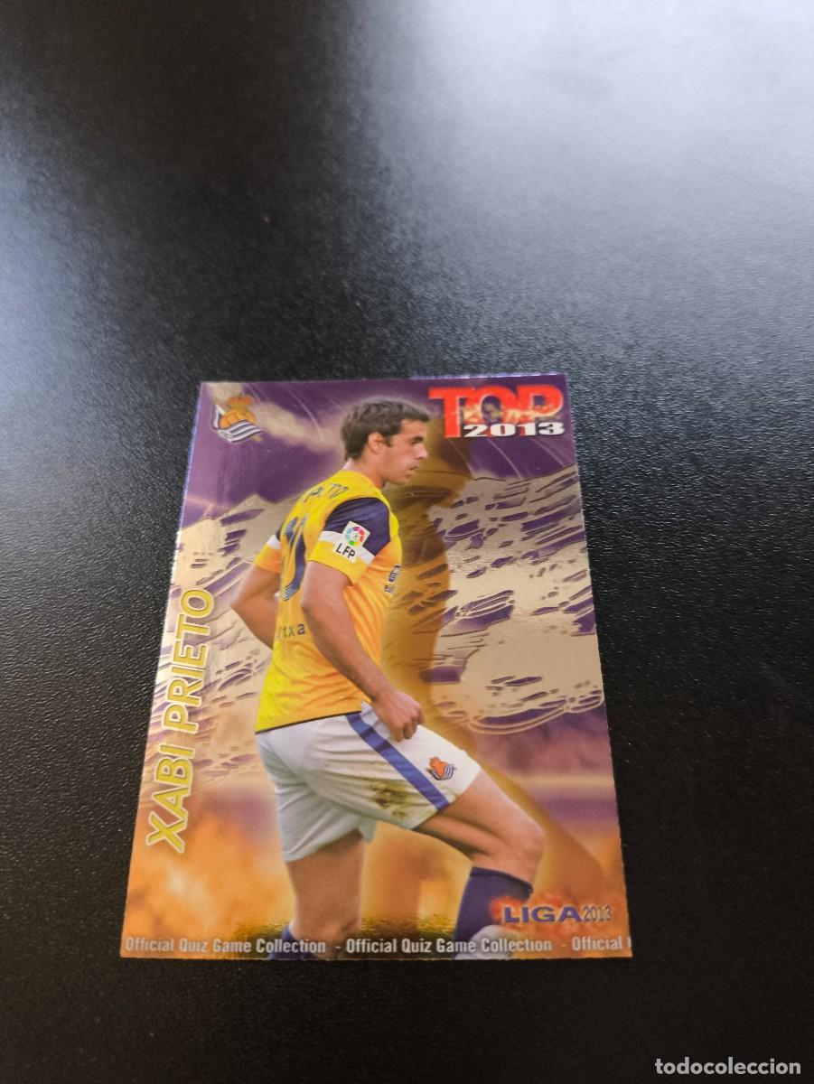 Cromos de F&uacute;tbol: 601 XABI PRIETO REAL SOCIEDAD FONDO MORADO TOP MUNDICROMO LIGA 2012 2013 12 13 NO PANINI ESTE
