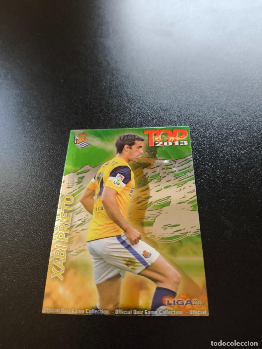 Cromos de F&uacute;tbol: 601 XABI PRIETO REAL SOCIEDAD FONDO VERDE TOP MUNDICROMO LIGA 2012 2013 12 13 NO PANINI ESTE