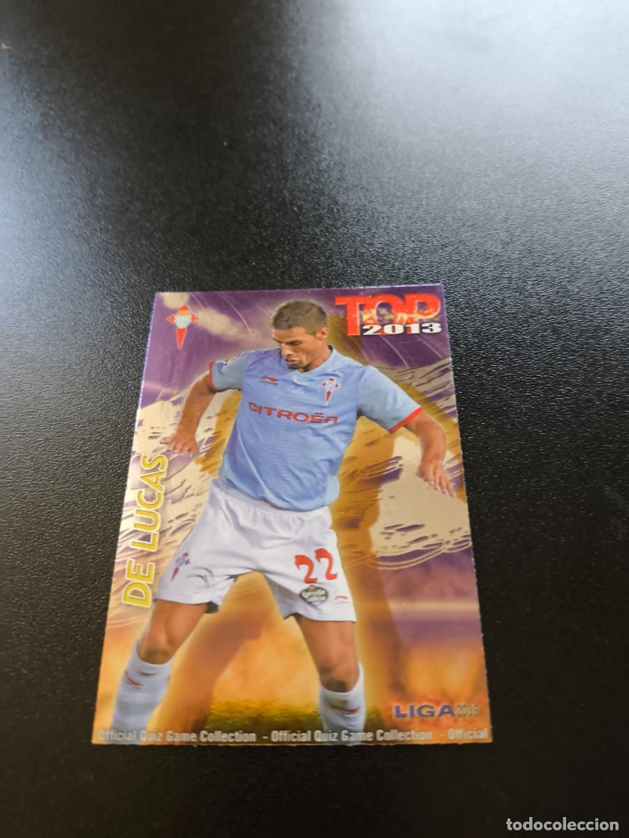 Cromos de F&uacute;tbol: 602 DE LUCAS CELTA FONDO MORADO TOP MUNDICROMO LIGA 2012 2013 12 13 NO PANINI ESTE
