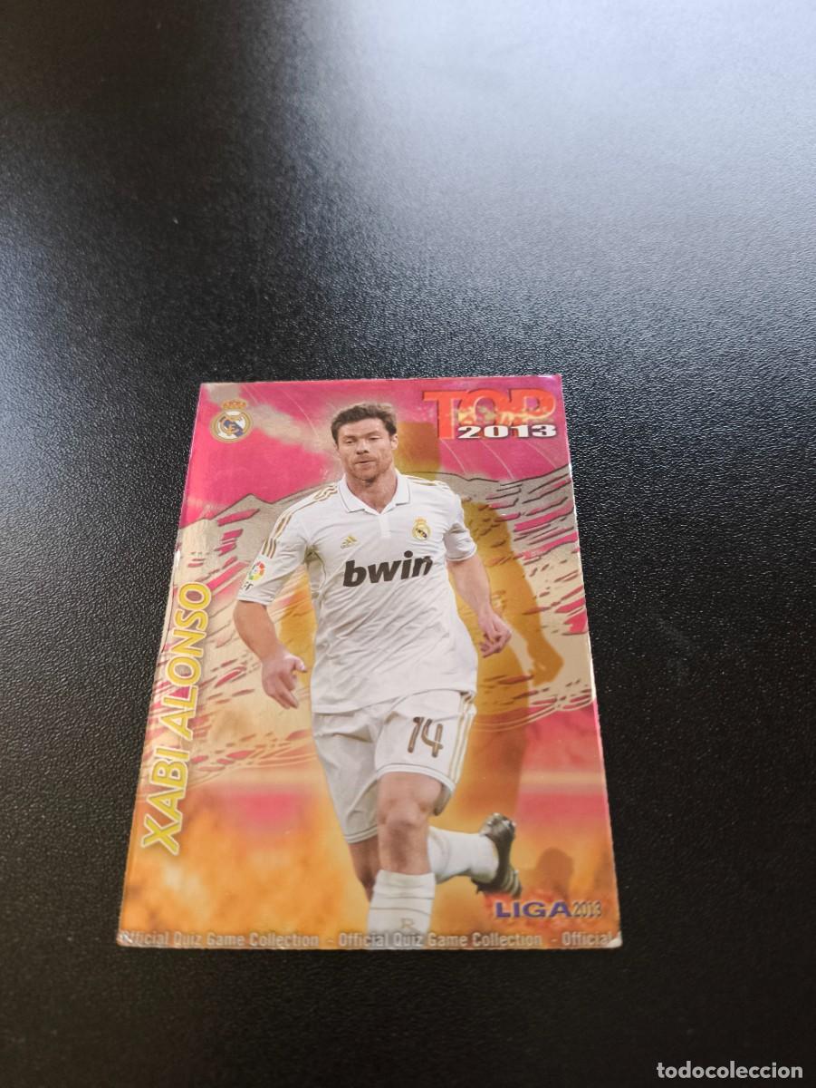 Cromos de F&uacute;tbol: 604 XABI ALONSO REAL MADRID FONDO FUCSIA ROSA TOP MUNDICROMO LIGA 2012 2013 12 13 NO PANINI ESTE