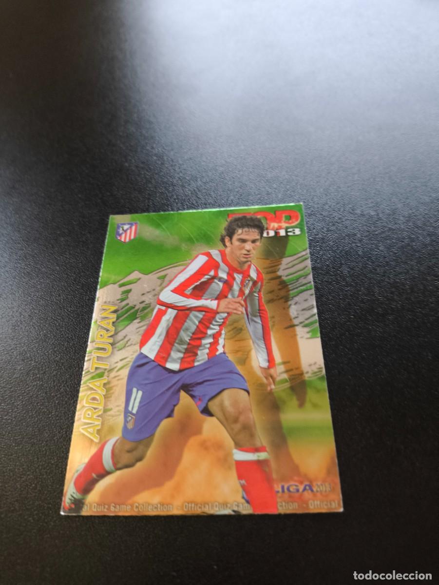 Cromos de F&uacute;tbol: 607 ARDA TURAN ATLETICO DE MADRID FONDO VERDE TOP MUNDICROMO LIGA 2012 2013 12 13 NO PANINI ESTE