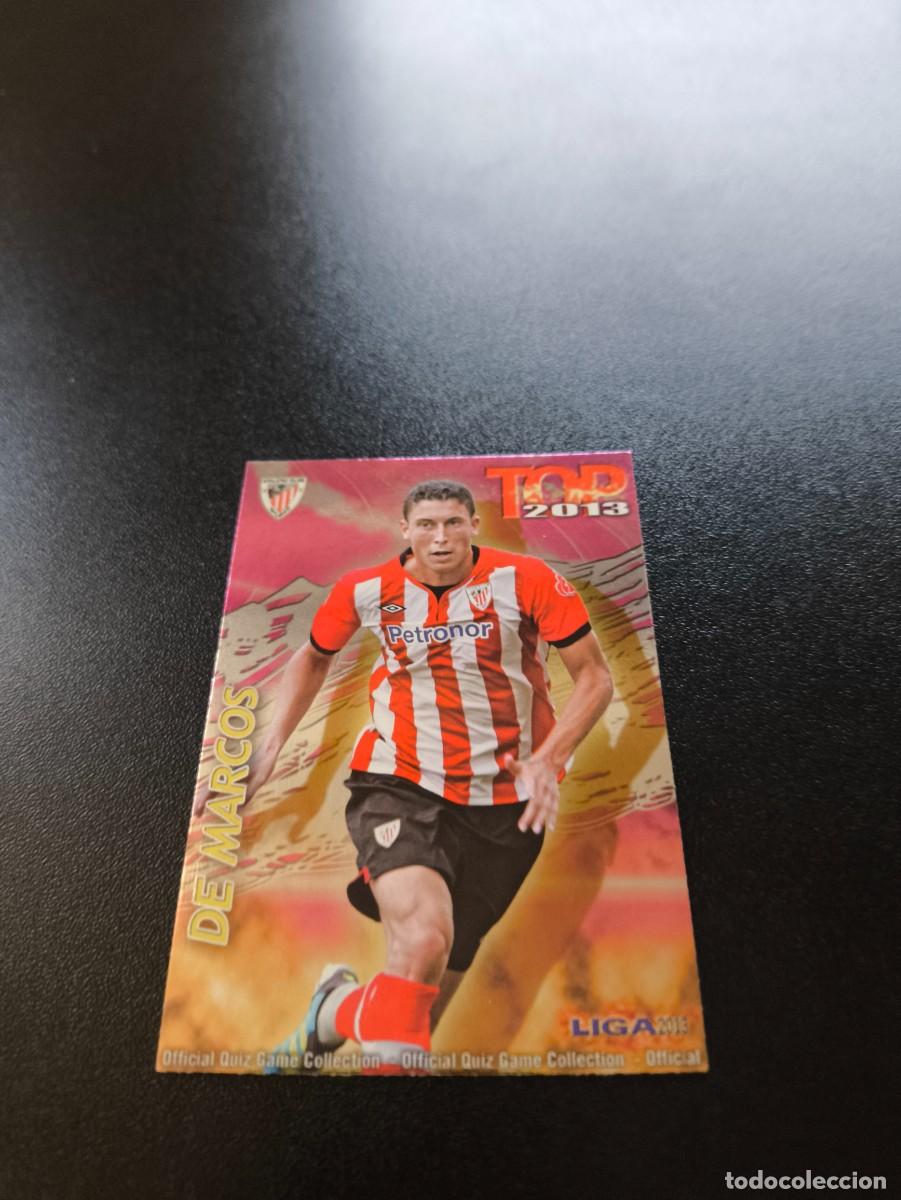 Cromos de F&uacute;tbol: 609 DE MARCOS ATHLETIC DE BILBAO FONDO FUCSIA ROS TOP MUNDICROMO LIGA 2012 2013 12 13 NO PANINI ESTE