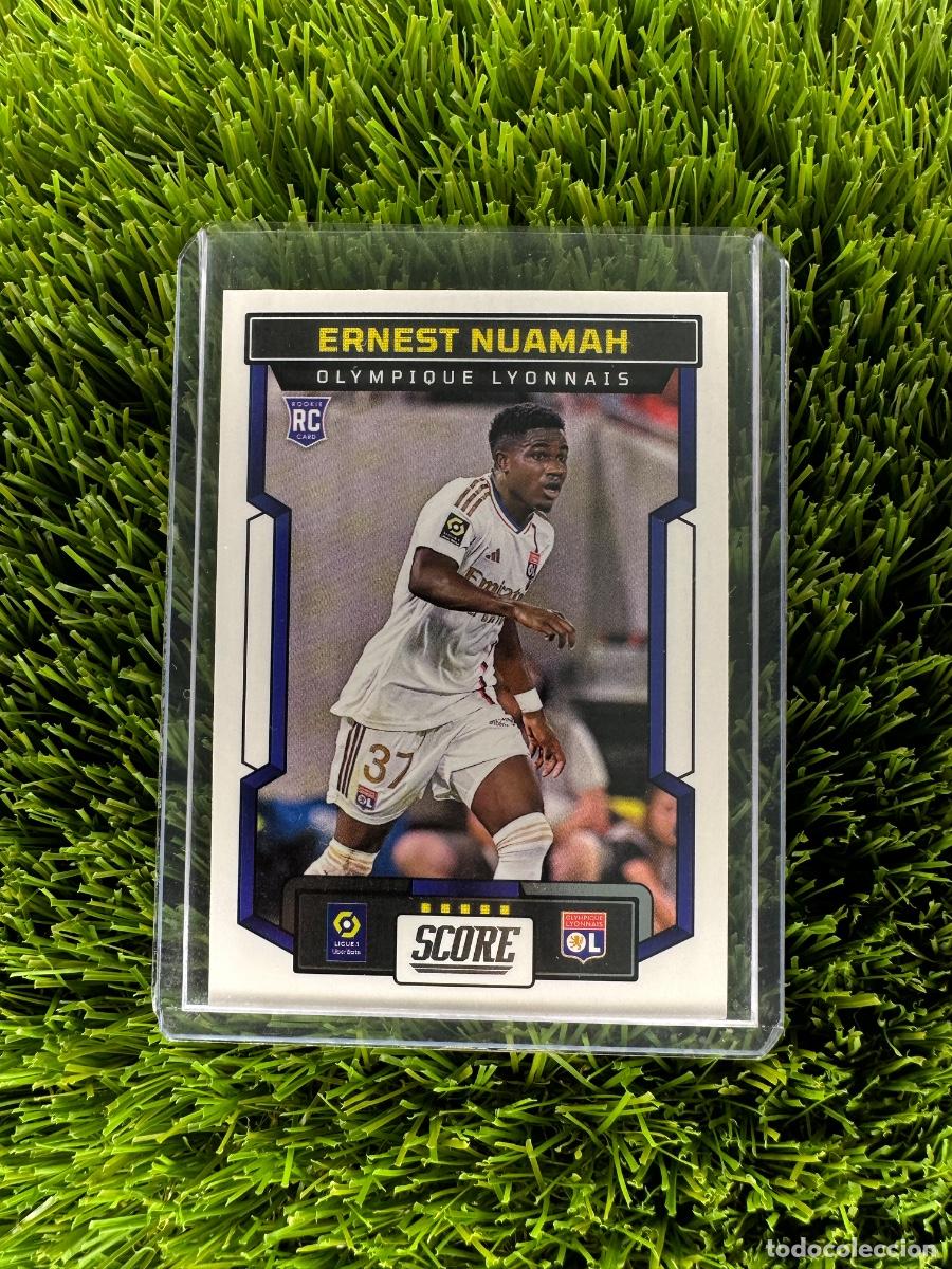 Cromos de F&uacute;tbol: N&ordm; 122 Ernest Nuamah Olympique de Lyon Panini Score Ligue 1 23 24