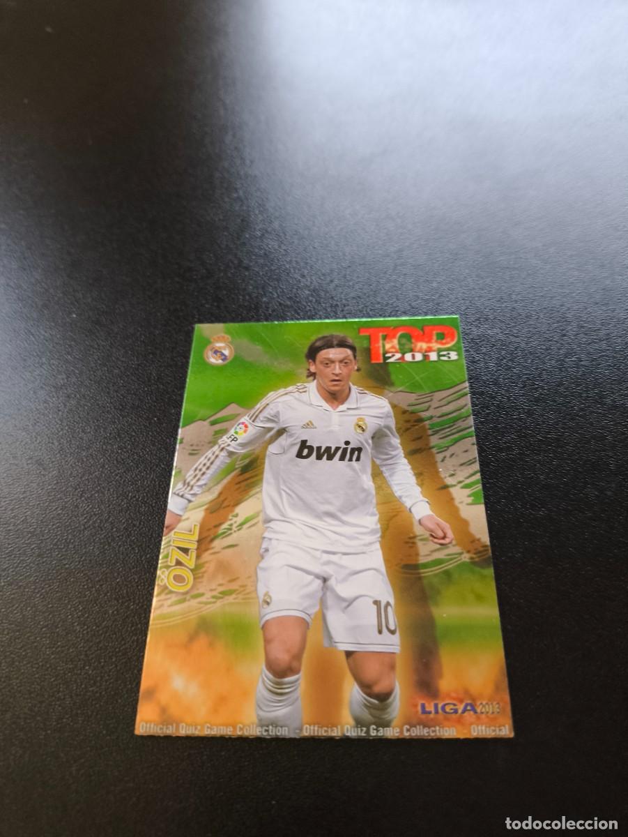 Cromos de F&uacute;tbol: 613 OZIL REAL MADRID FONDO VERDE TOP MUNDICROMO LIGA 2012 2013 12 13 NO PANINI ESTE