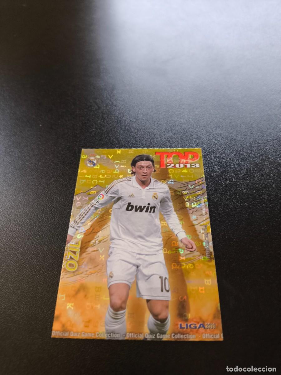 Cromos de F&uacute;tbol: 613 OZIL REAL MADRID FONDO LETRAS AMARILLO TOP MUNDICROMO LIGA 2012 2013 12 13 NO PANINI ESTE