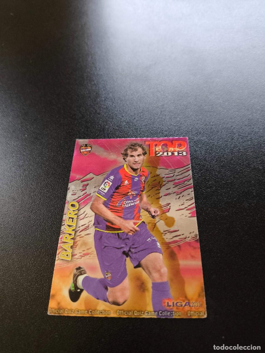 Cromos de F&uacute;tbol: 617 BARKERO LEVANTE FONDO FUCSIA ROSA TOP MUNDICROMO LIGA 2012 2013 12 13 NO PANINI ESTE