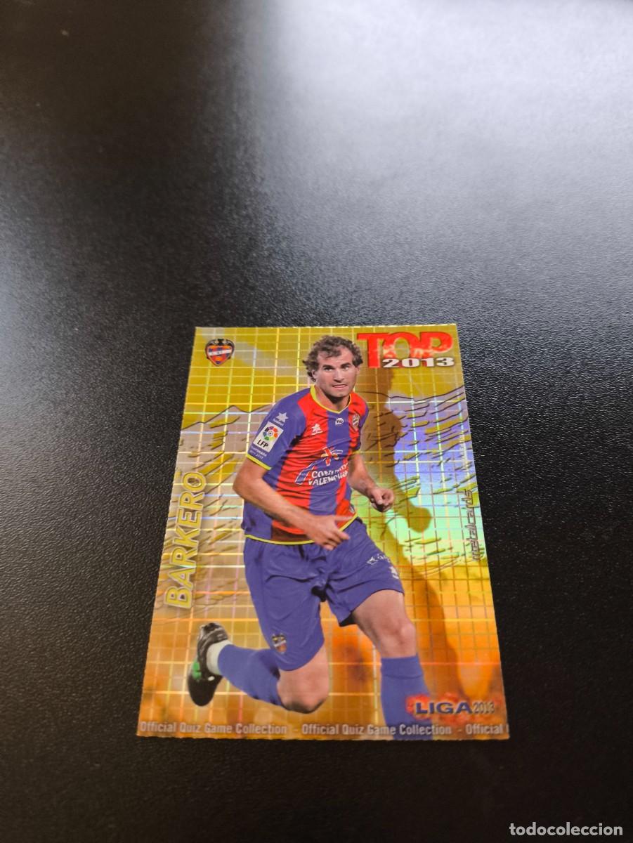 Cromos de F&uacute;tbol: 617 BARKERO LEVANTE FONDO CUADROS DORADO TOP MUNDICROMO LIGA 2012 2013 12 13 NO PANINI ESTE