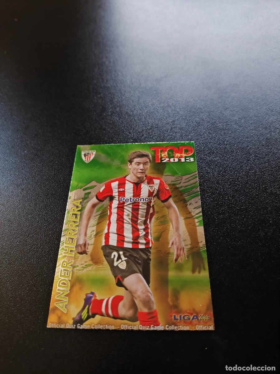 Cromos de F&uacute;tbol: 618 ANDER HERRERA ATHLETIC DE BILBAO FONDO VERDE TOP MUNDICROMO LIGA 2012 2013 12 13 NO PANINI ESTE