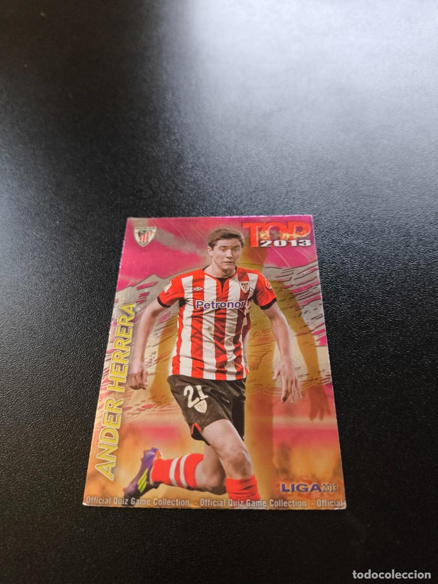 Cromos de F&uacute;tbol: 618 ANDER HERRERA ATHLETIC DE BILBAO FONDO FUCSIA TOP MUNDICROMO LIGA 2012 2013 12 13 NO PANINI ESTE