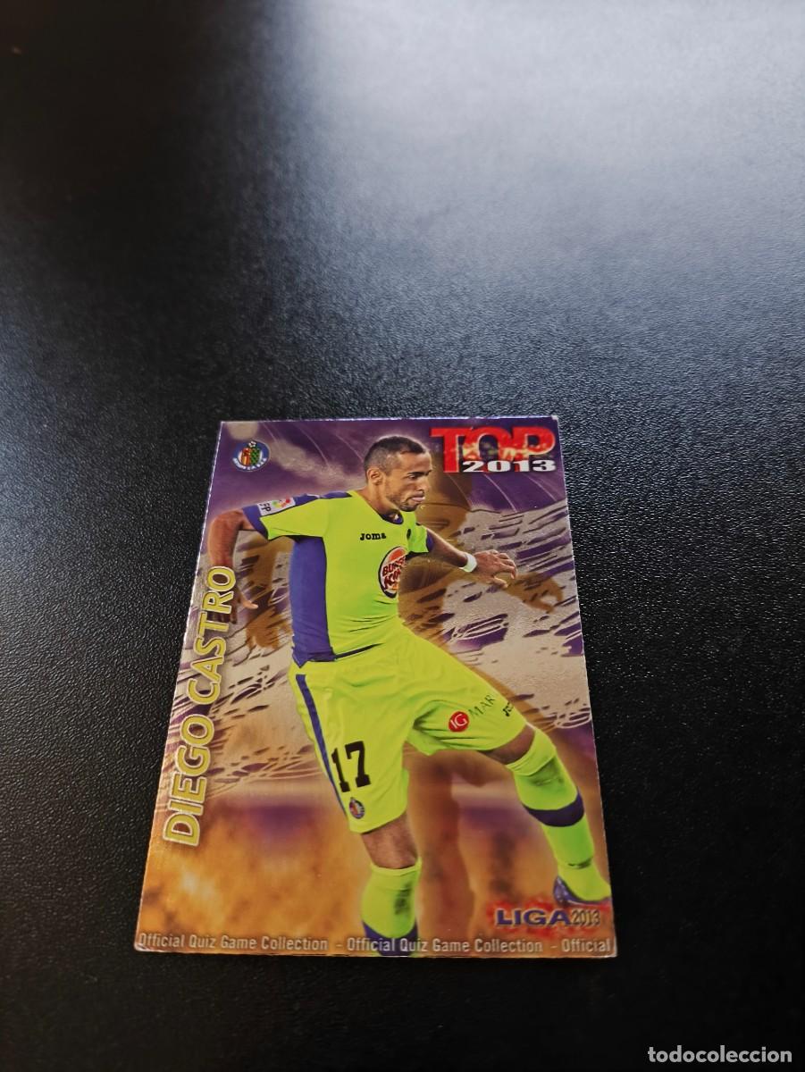 Cromos de F&uacute;tbol: 619 DIEGO CASTRO GETAFE FONDO MORADO TOP MUNDICROMO LIGA 2012 2013 12 13 NO PANINI ESTE