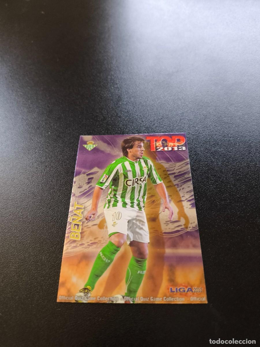 Cromos de F&uacute;tbol: 620 BE&Ntilde;AT BETIS FONDO MORADO TOP MUNDICROMO LIGA 2012 2013 12 13 NO PANINI ESTE