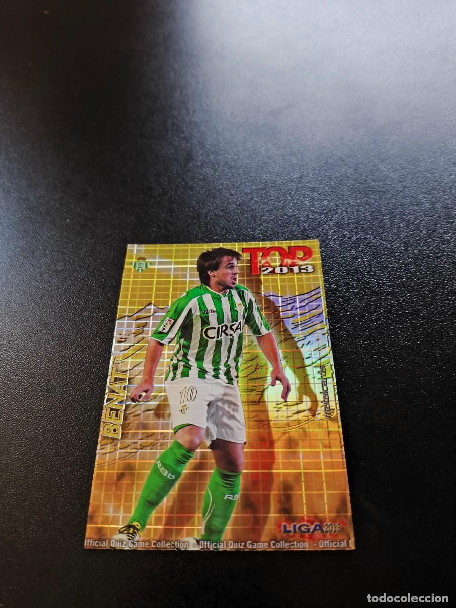 Cromos de F&uacute;tbol: 620 BE&Ntilde;AT BETIS FONDO DORADO CUADROS TOP MUNDICROMO LIGA 2012 2013 12 13 NO PANINI ESTE