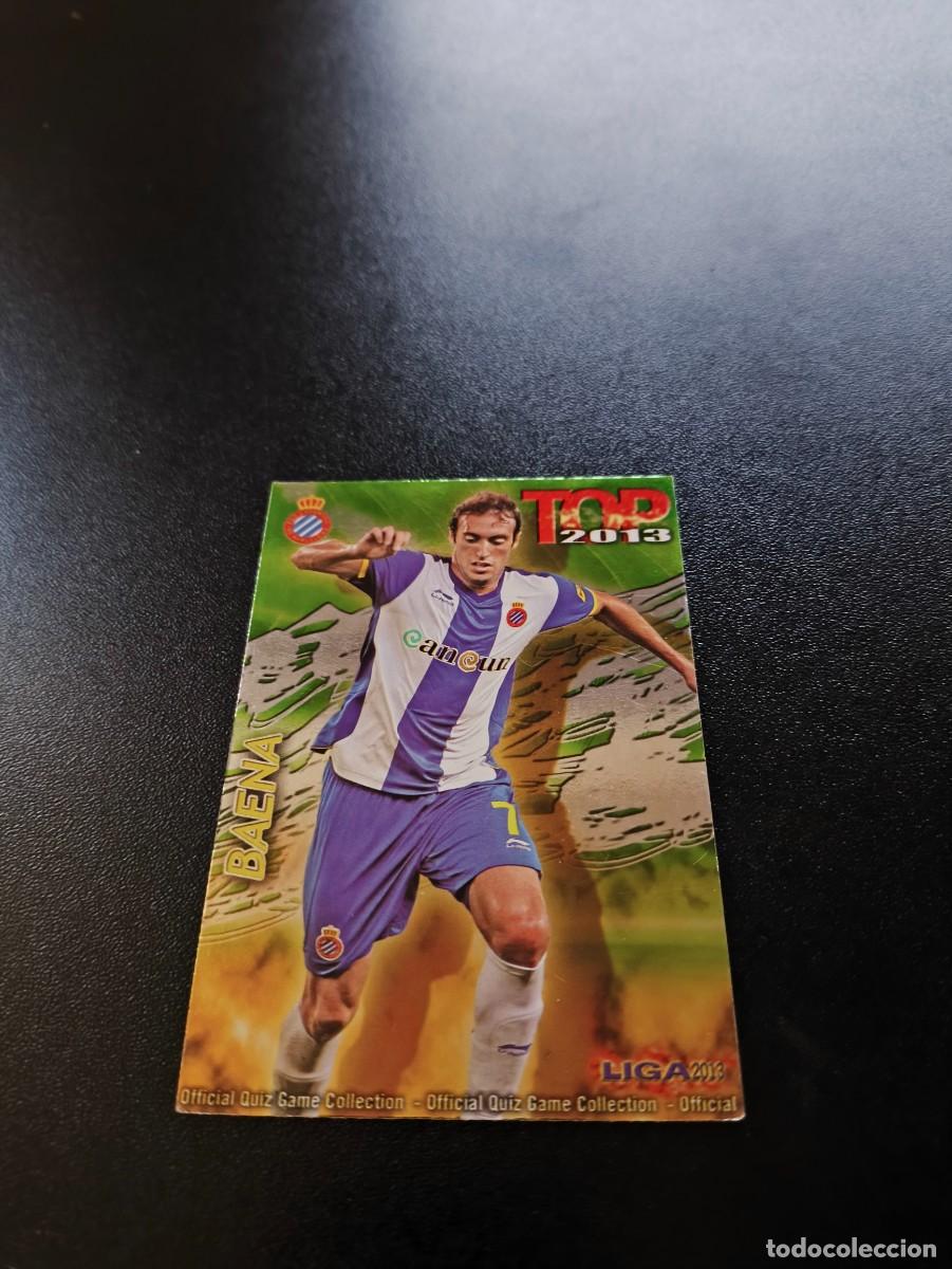 Cromos de F&uacute;tbol: 621 BAENA ESPANYOL FONDO VERDE TOP MUNDICROMO LIGA 2012 2013 12 13 NO PANINI ESTE
