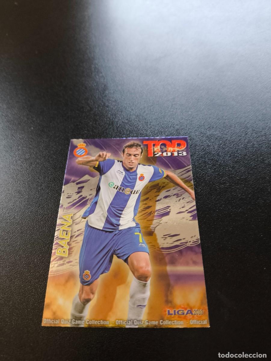 Cromos de F&uacute;tbol: 621 BAENA ESPANYOL FONDO MORADO TOP MUNDICROMO LIGA 2012 2013 12 13 NO PANINI ESTE