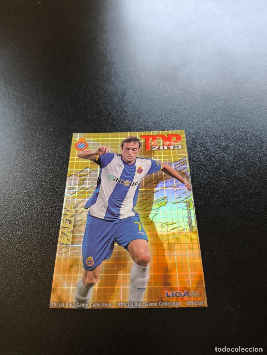 Cromos de F&uacute;tbol: 621 BAENA ESPANYOL FONDO DORADO CUADROS TOP MUNDICROMO LIGA 2012 2013 12 13 NO PANINI ESTE