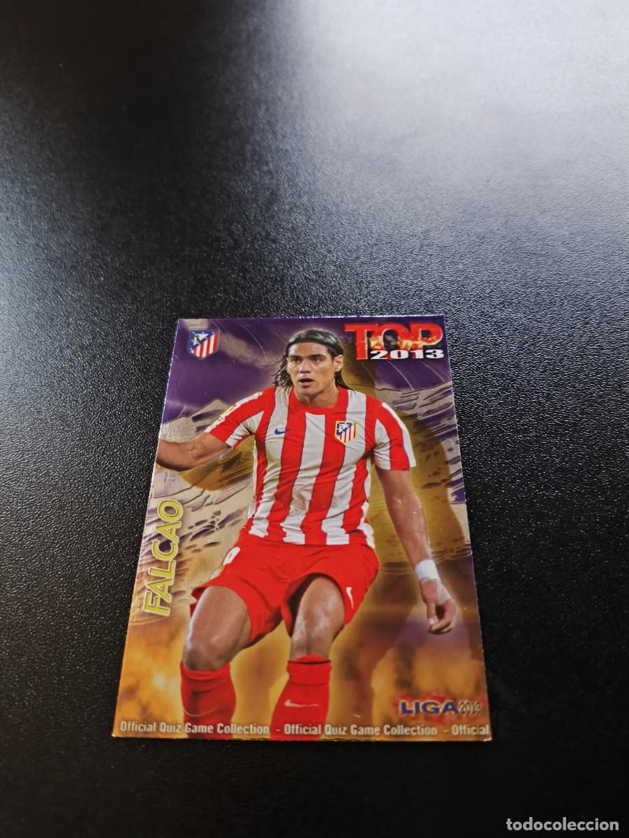 Cromos de F&uacute;tbol: 625 FALCAO ATLETICO DE MADRID MORADO FONDO TOP MUNDICROMO LIGA 2012 2013 12 13 NO PANINI ESTE