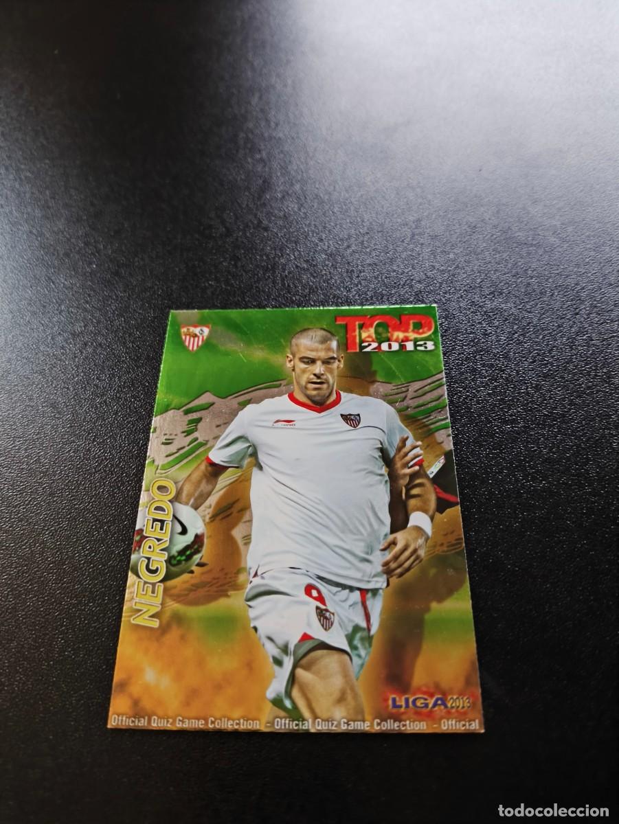 Cromos de F&uacute;tbol: 626 NEGREDO SEVILLA FONDO VERDE TOP MUNDICROMO LIGA 2012 2013 12 13 NO PANINI ESTE