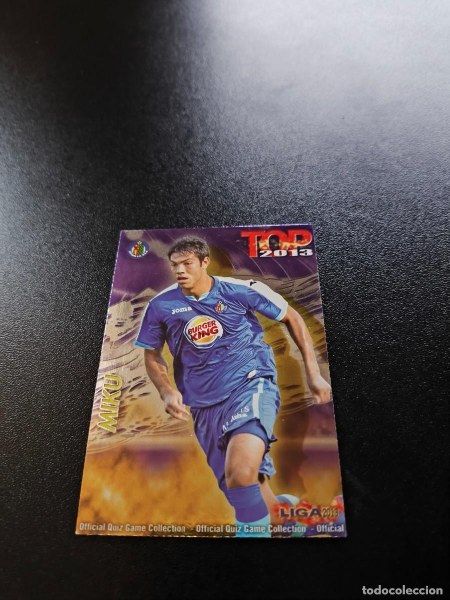 Cromos de F&uacute;tbol: 628 MIKU GETAFE FONDO MORADO TOP MUNDICROMO LIGA 2012 2013 12 13 NO PANINI ESTE