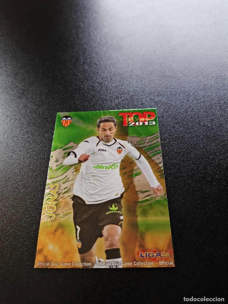 Cromos de F&uacute;tbol: 632 JONAS VALENCIA FONDO VERDE TOP MUNDICROMO LIGA 2012 2013 12 13 NO PANINI ESTE