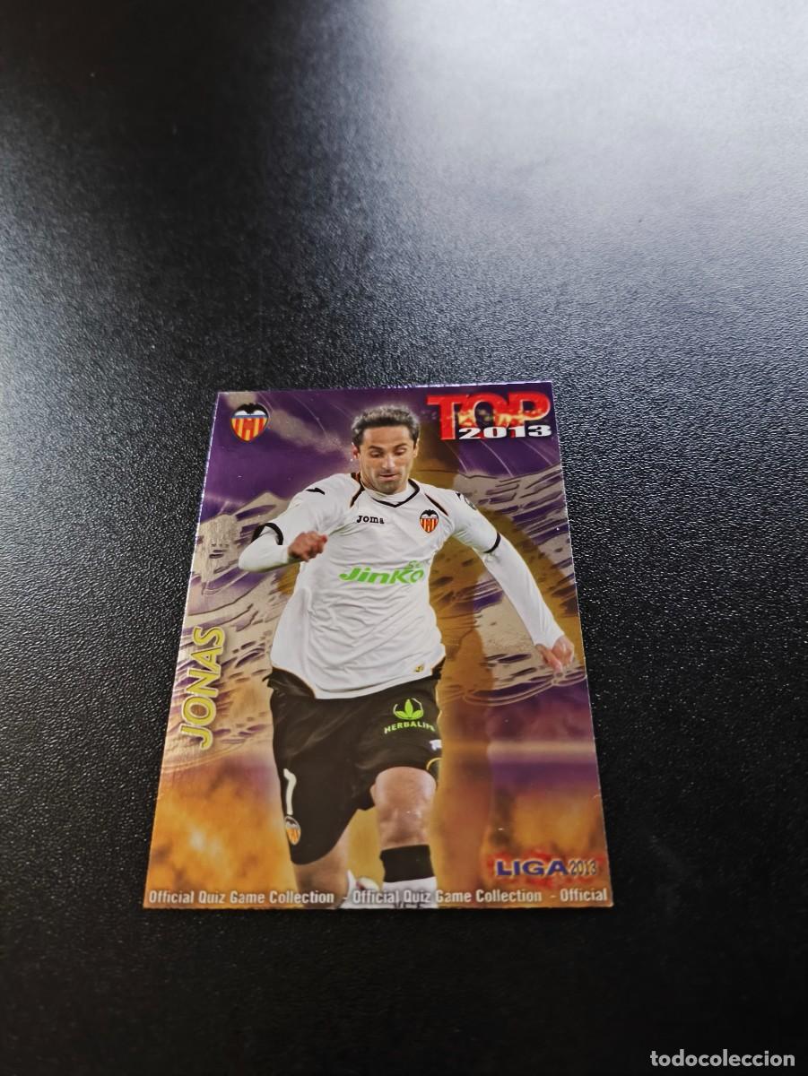 Cromos de F&uacute;tbol: 632 JONAS VALENCIA FONDO MORADO TOP MUNDICROMO LIGA 2012 2013 12 13 NO PANINI ESTE