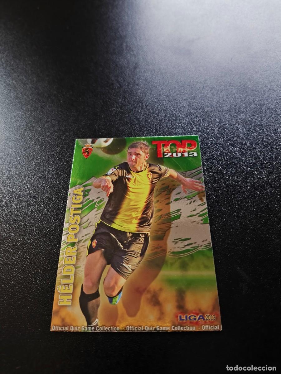 Cromos de F&uacute;tbol: 635 HELDER POSTIGA ZARAGOZA FONDO VERDE TOP MUNDICROMO LIGA 2012 2013 12 13 NO PANINI ESTE