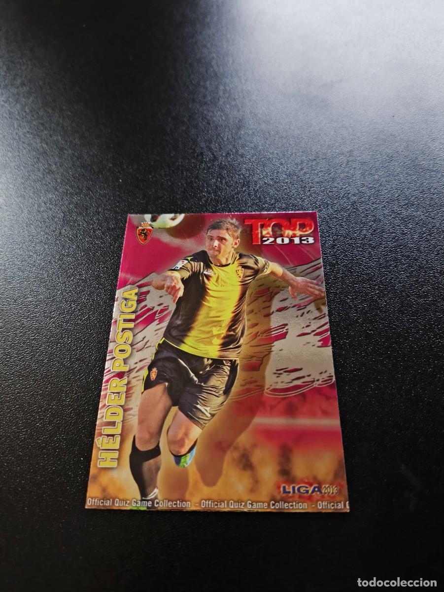 Cromos de F&uacute;tbol: 635 HELDER POSTIGA ZARAGOZA FONDO FUCSIA ROSATOP MUNDICROMO LIGA 2012 2013 12 13 NO PANINI ESTE