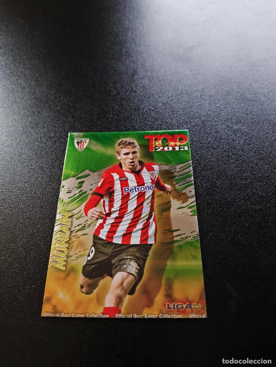 Cromos de F&uacute;tbol: 636 MUNIAIN ATHLETIC DE BILBAO VERDE TOP MUNDICROMO LIGA 2012 2013 12 13 NO PANINI ESTE