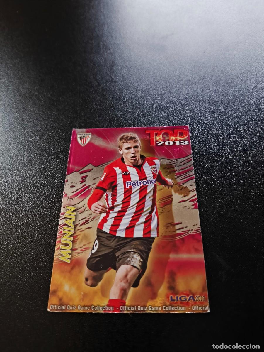 Cromos de F&uacute;tbol: 636 MUNIAIN ATHLETIC DE BILBAO FUCSIA ROSA TOP MUNDICROMO LIGA 2012 2013 12 13 NO PANINI ESTE