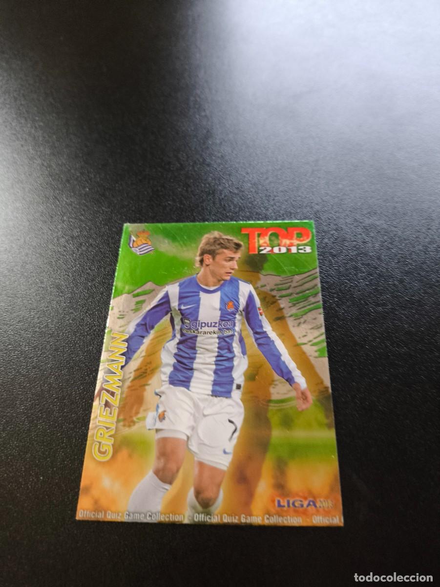 Cromos de F&uacute;tbol: 637 GRIEZMANN REAL SOCIEDAD FONDO VERDE TOP MUNDICROMO LIGA 2012 2013 12 13 NO PANINI ESTE