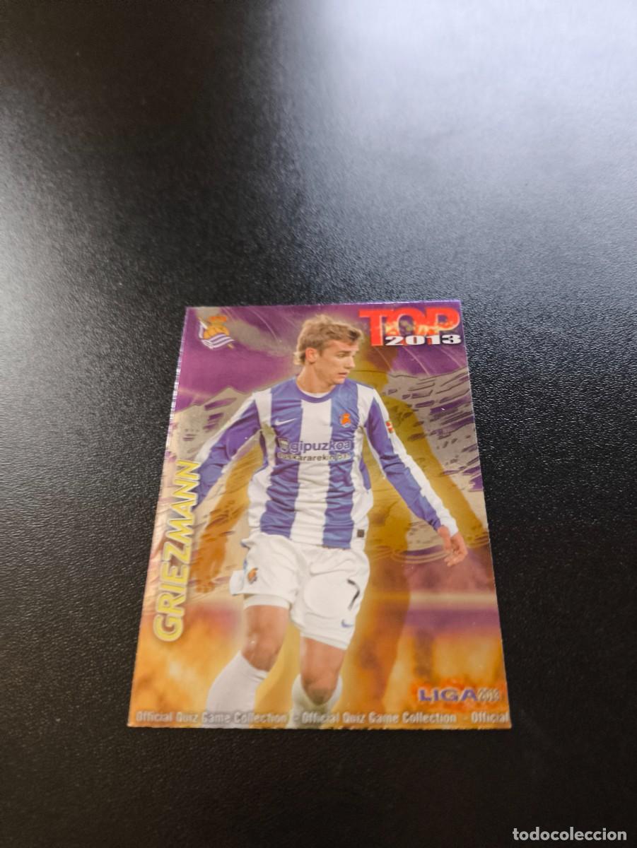 Cromos de F&uacute;tbol: 637 GRIEZMANN REAL SOCIEDAD FONDO MORADO TOP MUNDICROMO LIGA 2012 2013 12 13 NO PANINI ESTE