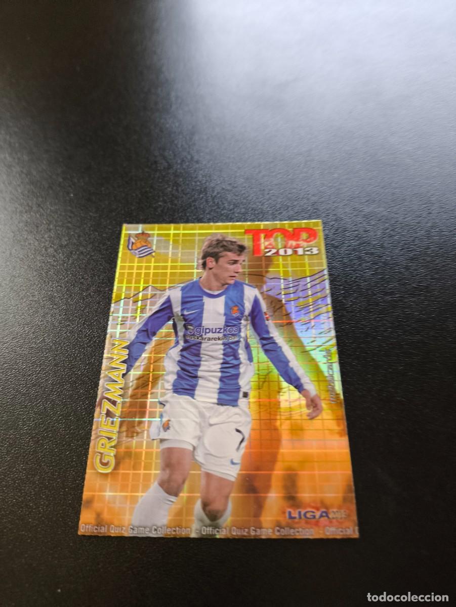 Cromos de F&uacute;tbol: 637 GRIEZMANN REAL SOCIEDAD FONDO DORADO CUADROS TOP MUNDICROMO LIGA 2012 2013 12 13 NO PANINI ESTE