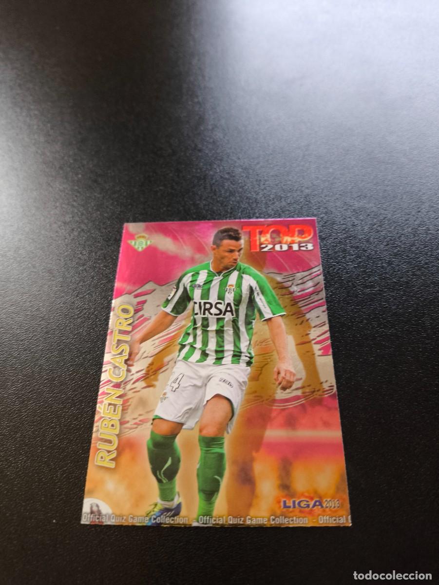 Cromos de F&uacute;tbol: 638 RUBEN CASTRO BETIS FONDO FUCSIA ROSA TOP MUNDICROMO LIGA 2012 2013 12 13 NO PANINI ESTE