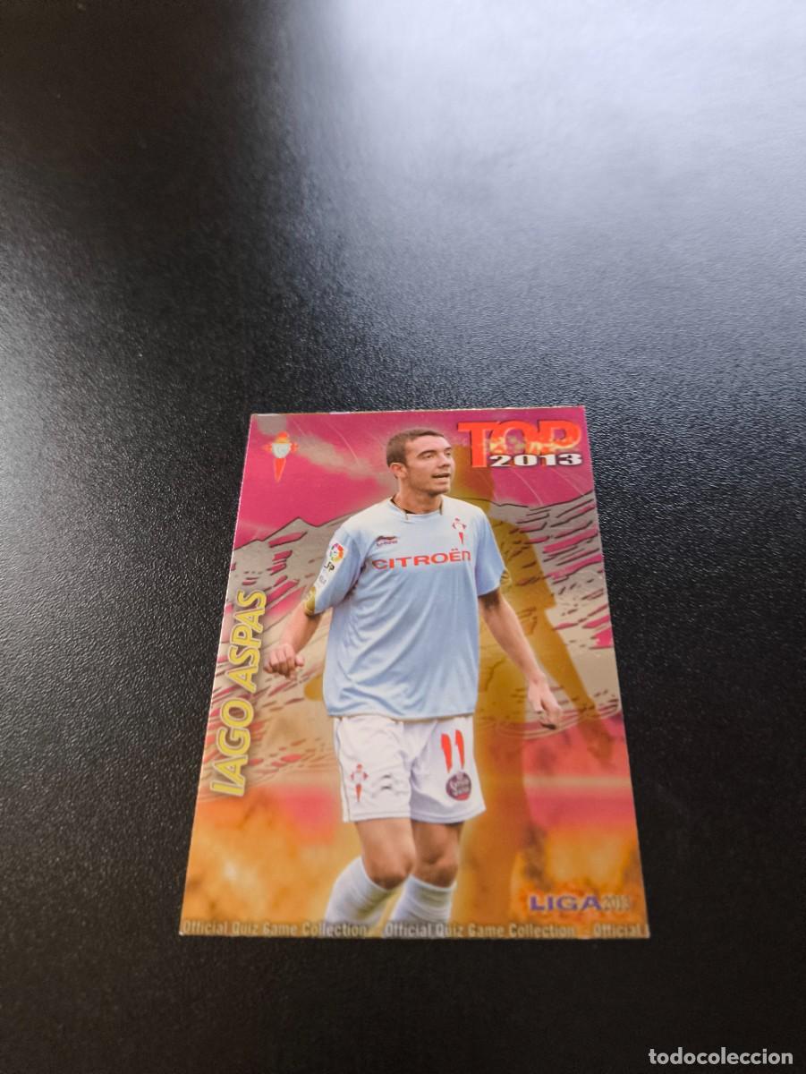 Cromos de F&uacute;tbol: 639 IAGO ASPAS CELTA FONDO FUCSIA ROSA TOP MUNDICROMO LIGA 2012 2013 12 13 NO PANINI ESTE