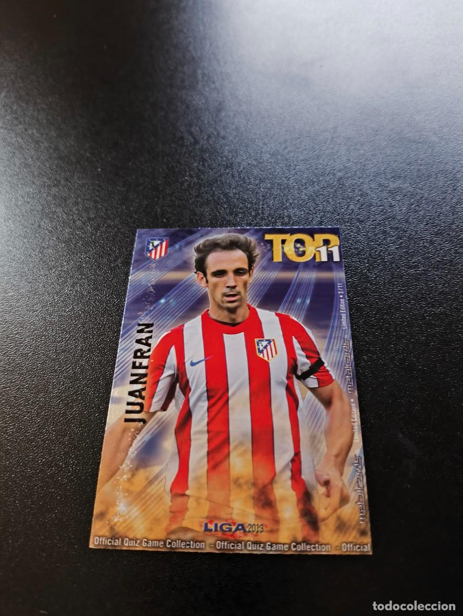 Cromos de F&uacute;tbol: 3 JUANFRAN ATLETICO DE MADRID TOP 11 MUNDICROMO LIGA 2012 2013 12 13 NO PANINI ESTE