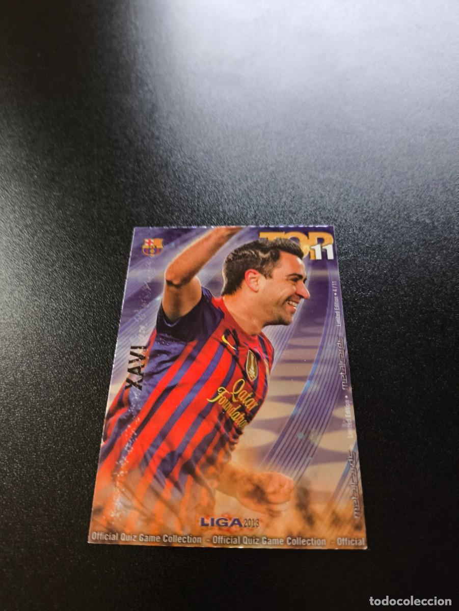 Cromos de F&uacute;tbol: 4 XAVI BARCELONA TOP 11 MUNDICROMO LIGA 2012 2013 12 13 NO PANINI ESTE