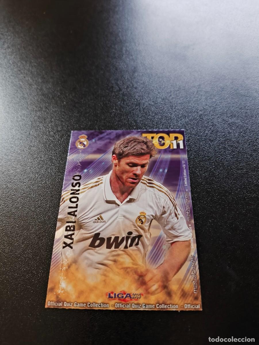 Cromos de F&uacute;tbol: 6 XABI ALONSO REAL MADRID TOP 11 MUNDICROMO LIGA 2012 2013 12 13 NO PANINI ESTE
