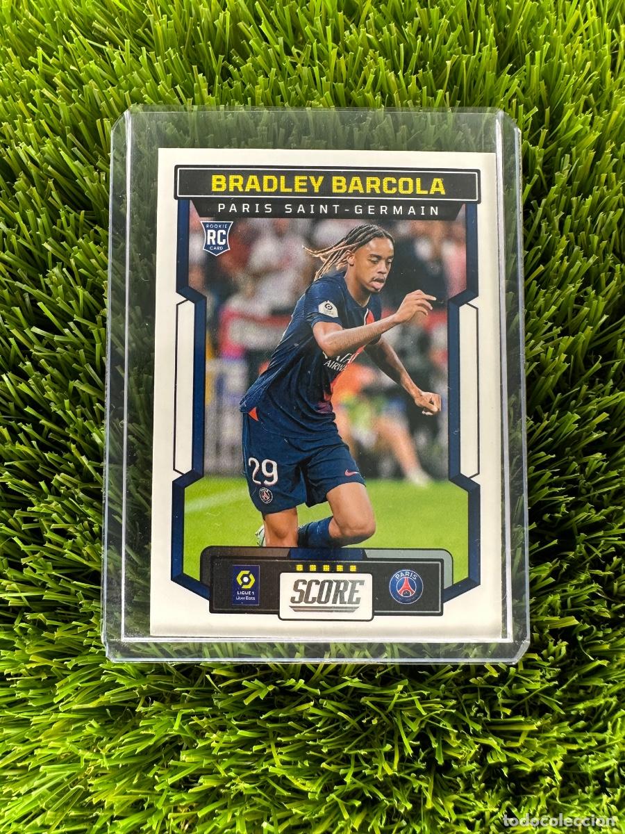 Cromos de F&uacute;tbol: N&ordm; 134 Bradley Barcola ROOKIE Paris Saint-Germain Panini Score Ligue 1 23 24