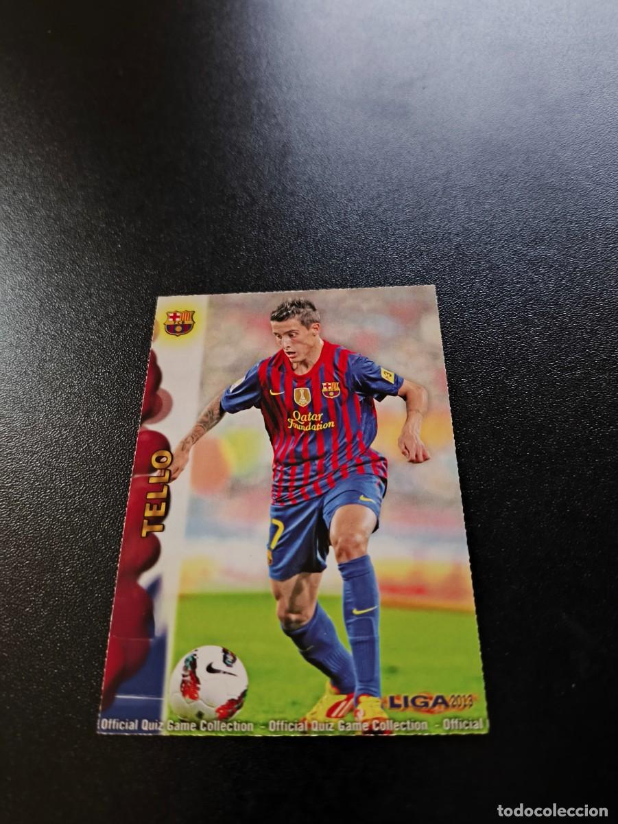 Cromos de F&uacute;tbol: 649 TELLO BARCELONA ULTIMA HORA UH MUNDICROMO LIGA 2012 2013 12 13 NO PANINI ESTE