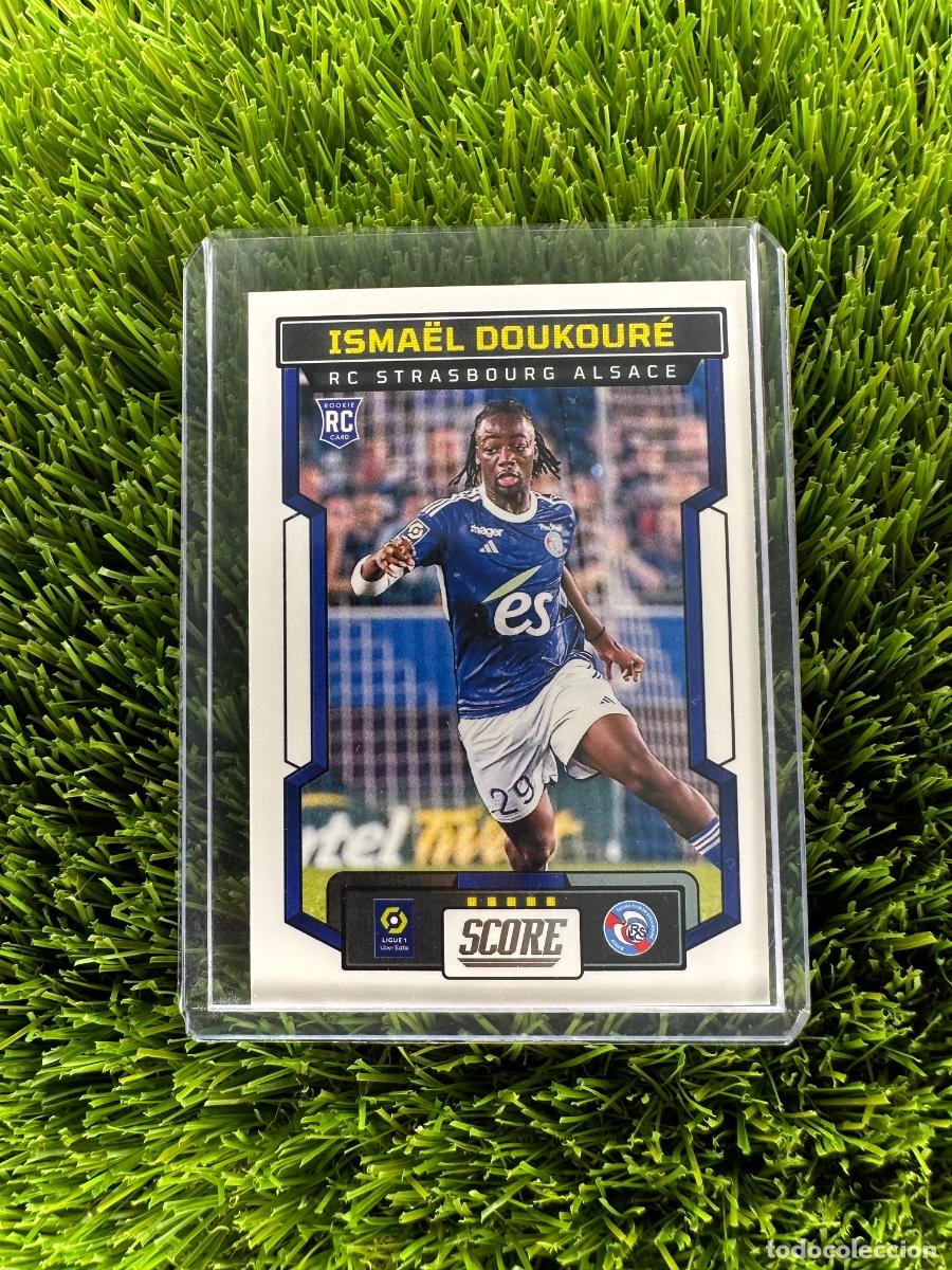 Cromos de F&uacute;tbol: N&ordm; 157 Isma&euml;l Doukour&eacute; RC Estrasburgo Panini Score Ligue 1 23 24