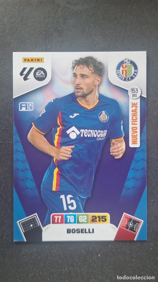 Cromos de F&uacute;tbol: L3 BOSELLI GETAFE C. F. 153 BIS NUEVO FICHAJE ADRENALYN XL LIGA 2025/2026 25 26 PANINI