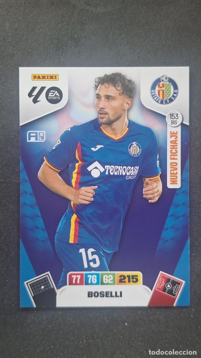 Cromos de F&uacute;tbol: L3 BOSELLI GETAFE C. F. 153 BIS NUEVO FICHAJE ADRENALYN XL LIGA 2025/2026 25 26 PANINI