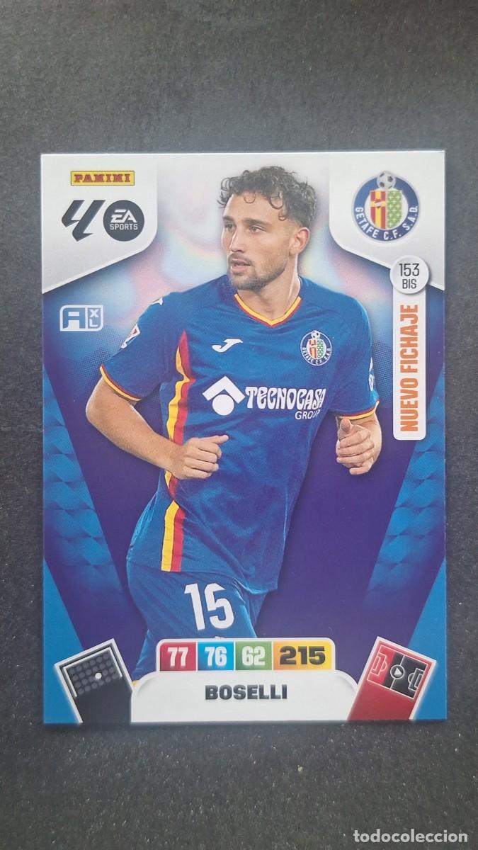 Cromos de F&uacute;tbol: L3 BOSELLI GETAFE C. F. 153 BIS NUEVO FICHAJE ADRENALYN XL LIGA 2025/2026 25 26 PANINI