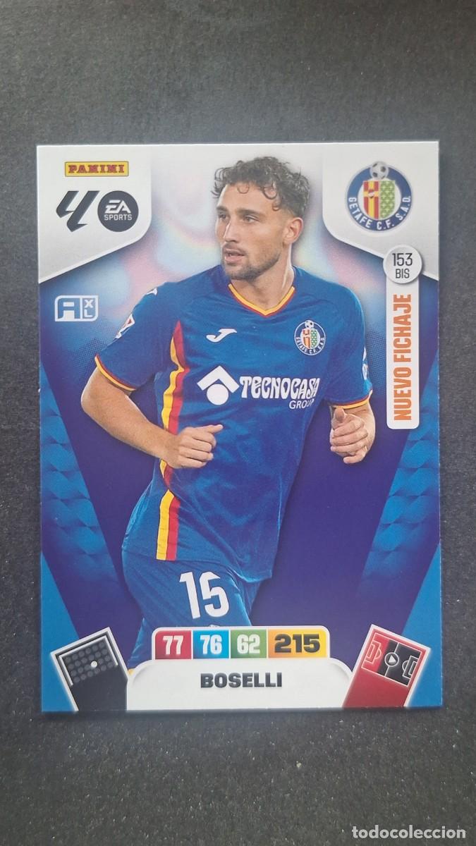 Cromos de F&uacute;tbol: L3 BOSELLI GETAFE C. F. 153 BIS NUEVO FICHAJE ADRENALYN XL LIGA 2025/2026 25 26 PANINI