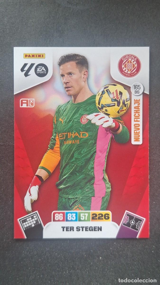 Cartes &agrave; collectionner de Football: L3 TER STEGEN GIRONA F. C. 165 BIS NUEVO FICHAJE ADRENALYN XL LIGA 2025/2026 25 26 PANINI