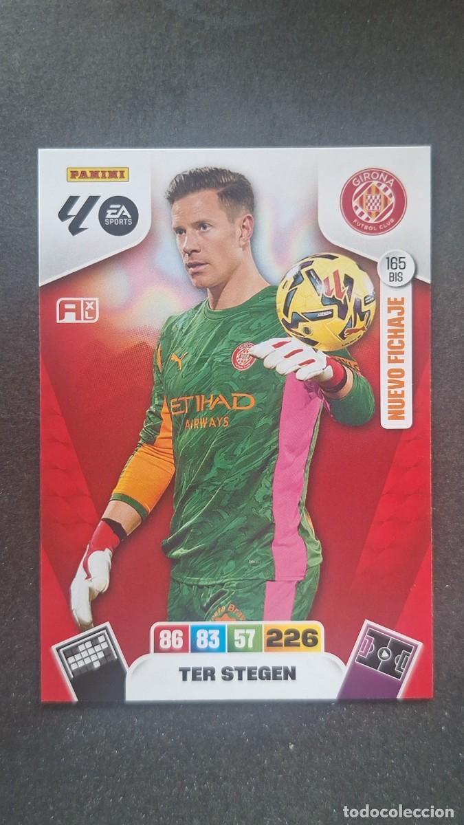 Cartes &agrave; collectionner de Football: L3 TER STEGEN GIRONA F. C. 165 BIS NUEVO FICHAJE ADRENALYN XL LIGA 2025/2026 25 26 PANINI