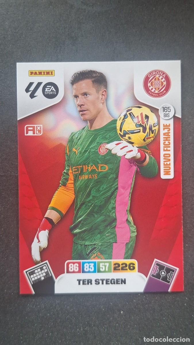 Cartes &agrave; collectionner de Football: L3 TER STEGEN GIRONA F. C. 165 BIS NUEVO FICHAJE ADRENALYN XL LIGA 2025/2026 25 26 PANINI