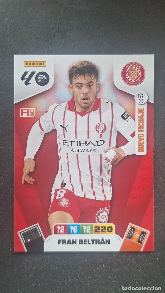 Cartes &agrave; collectionner de Football: L3 FRAN BELTRAN GIRONA F. C. 172 BIS NUEVO FICHAJE ADRENALYN XL LIGA 2025/2026 25 26 PANINI