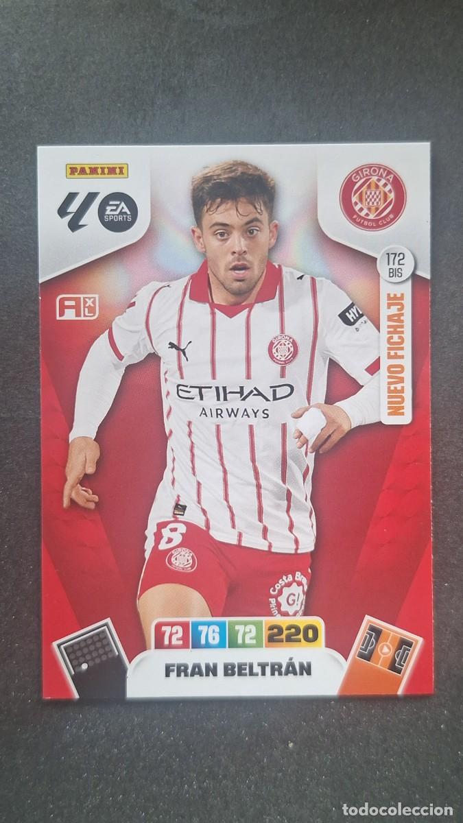 Cartes &agrave; collectionner de Football: L3 FRAN BELTRAN GIRONA F. C. 172 BIS NUEVO FICHAJE ADRENALYN XL LIGA 2025/2026 25 26 PANINI