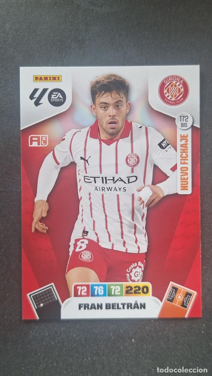 Cartes &agrave; collectionner de Football: L3 FRAN BELTRAN GIRONA F. C. 172 BIS NUEVO FICHAJE ADRENALYN XL LIGA 2025/2026 25 26 PANINI