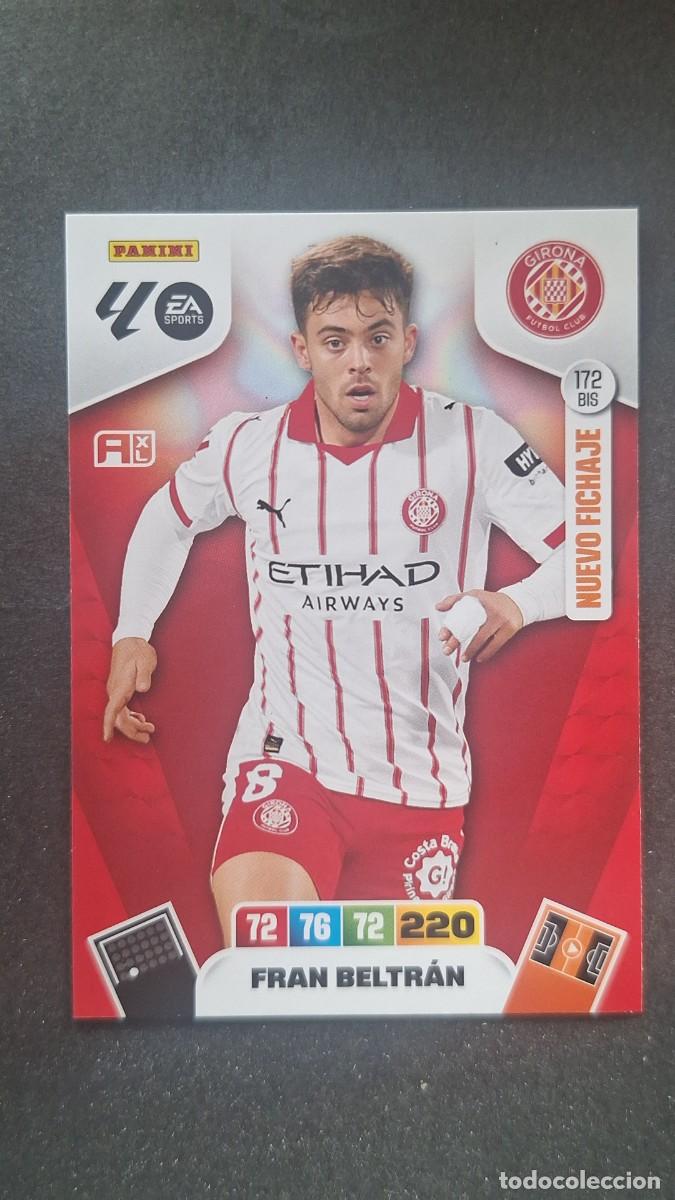 Cartes &agrave; collectionner de Football: L3 FRAN BELTRAN GIRONA F. C. 172 BIS NUEVO FICHAJE ADRENALYN XL LIGA 2025/2026 25 26 PANINI